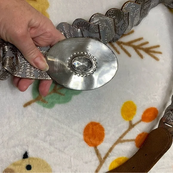 Women’s Chico’s Gray and Silver Belt - Picture 10 of 10
